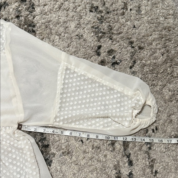 ASOS Cream Blouse with Lace Detail - Picture 5 of 9